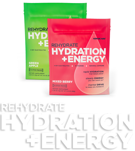 Rehydrate Hydration + Energy - Green Apple & Mixed Berry LTO