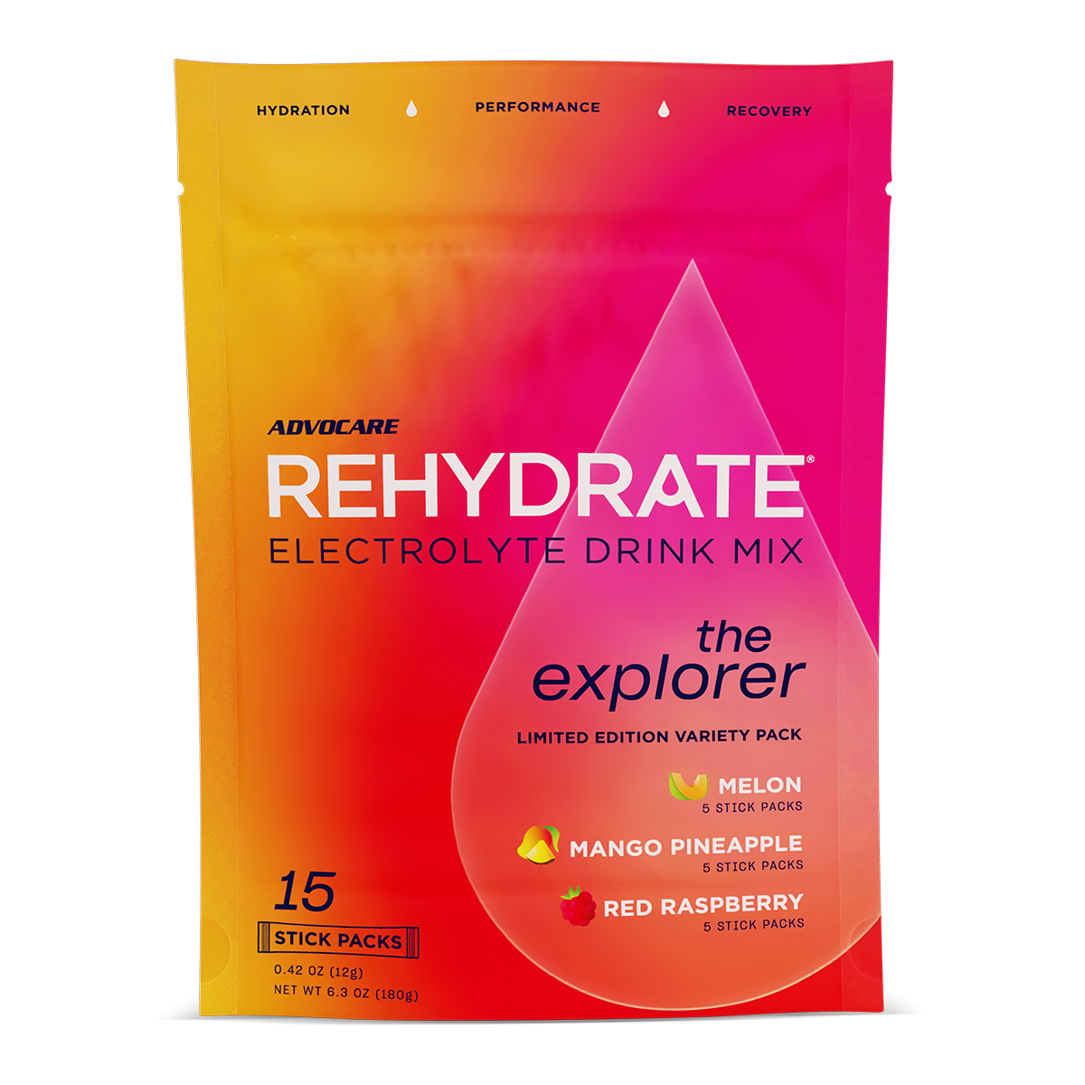 Rehydrate Variety Pack Gusset Bag