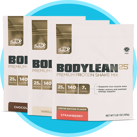 BodyLean25&reg; Chocolate, Vanilla & Strawberry Gusset Bags