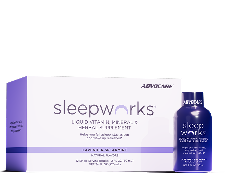 AdvoCare&reg; Sleepworks Box and Bottle